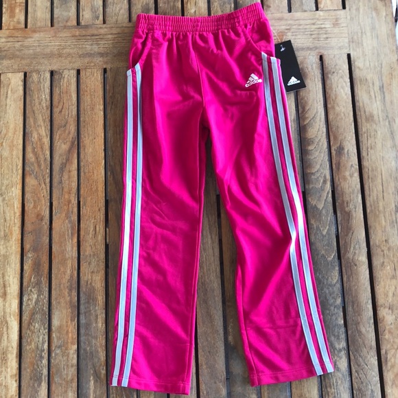 girls pink adidas